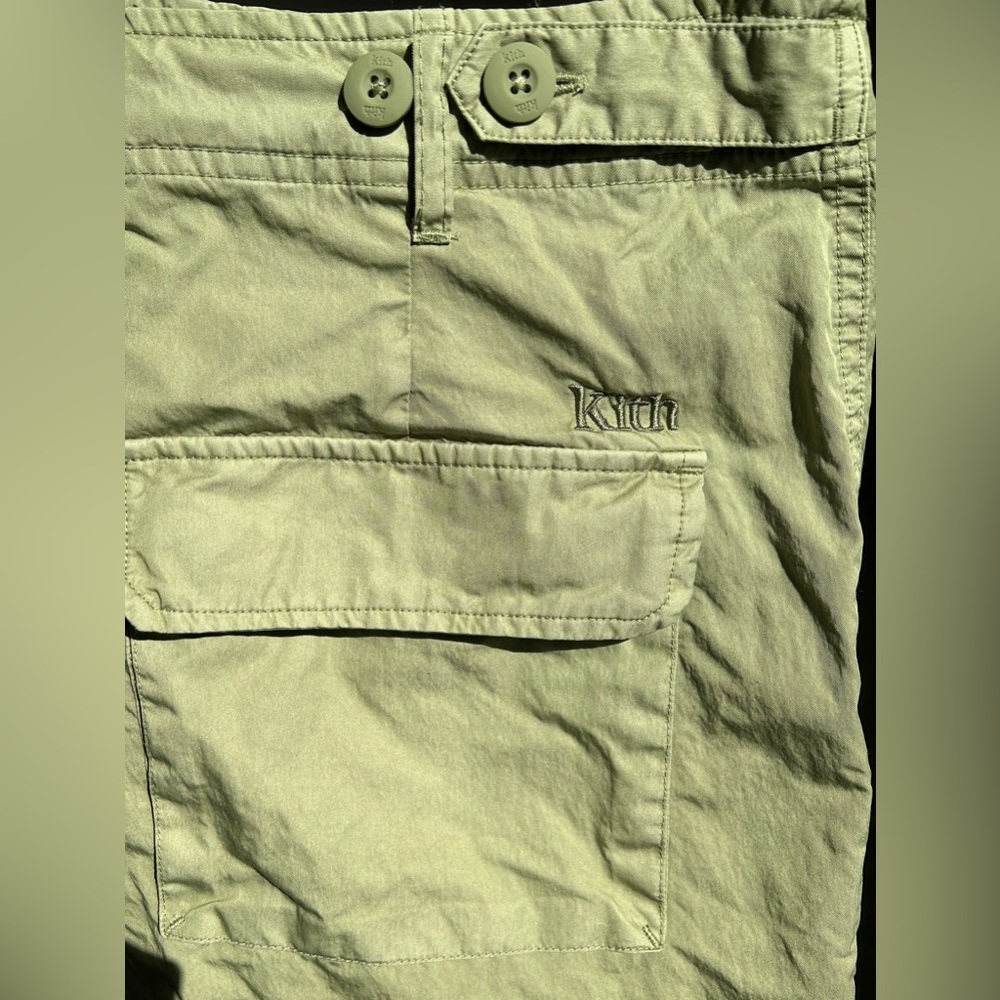 KITH Leighton cargo pants khaki green, size 31 Large NWT